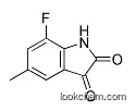 Molecular Structure of 442910-92-1 (7-Fluoro-5-Methyl Isatin)